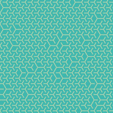  Altıgen Labirent deseni soyut illüstrasyon