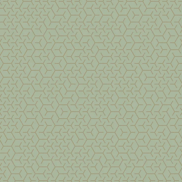 Hexagonal Labyrint Mönster Abstrakt Illustration — Stock vektor