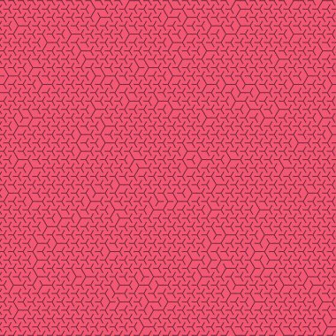  Altıgen Labirent deseni soyut illüstrasyon