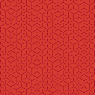  Altıgen Labirent deseni soyut illüstrasyon