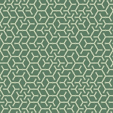  Altıgen Labirent deseni soyut illüstrasyon