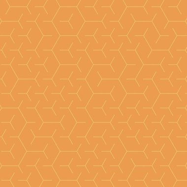  Altıgen Labirent deseni soyut illüstrasyon