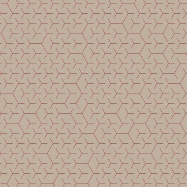  Altıgen Labirent deseni soyut illüstrasyon