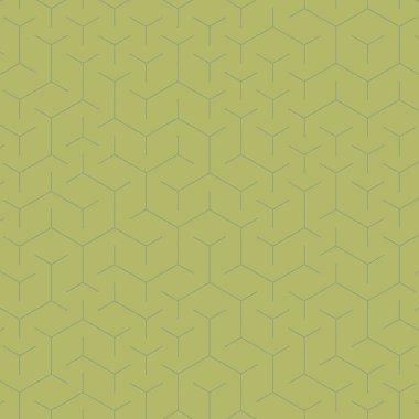  Altıgen Labirent deseni soyut illüstrasyon