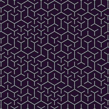  Altıgen Labirent deseni soyut illüstrasyon