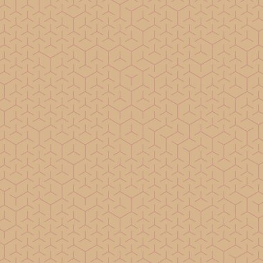  Altıgen Labirent deseni soyut illüstrasyon