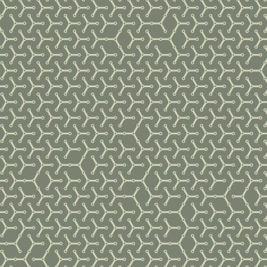  Altıgen Labirent deseni soyut illüstrasyon