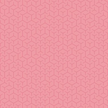  Altıgen Labirent deseni soyut illüstrasyon