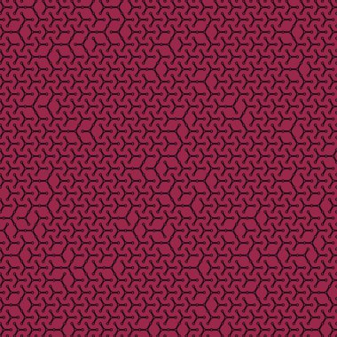  Altıgen Labirent deseni soyut illüstrasyon