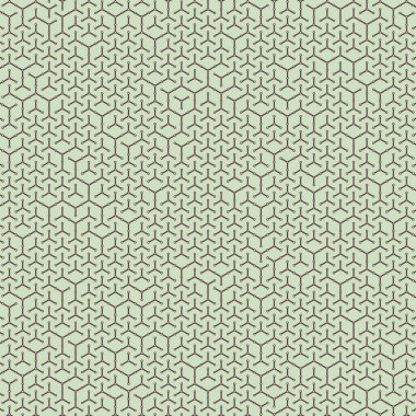  Altıgen Labirent deseni soyut illüstrasyon