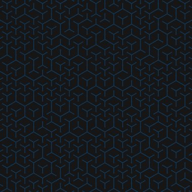  Altıgen Labirent deseni soyut illüstrasyon