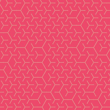  Altıgen Labirent deseni soyut illüstrasyon