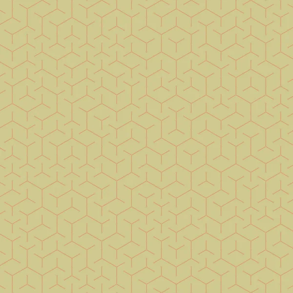 六角形の迷路のパターン抽象的なイラスト — ストックベクタ