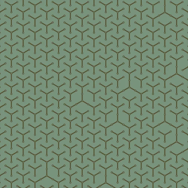 Illustration Abstraite Motif Labyrinthe Hexagonal — Image vectorielle
