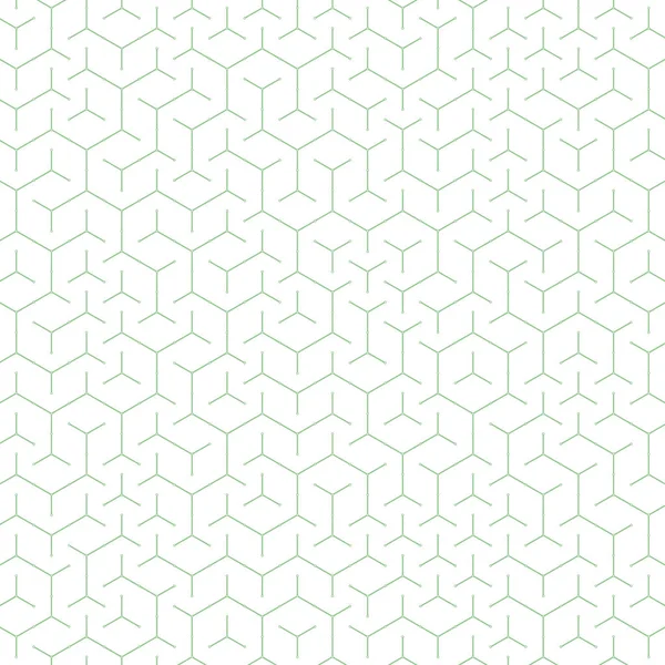Sechseckiges Labyrinth Muster Abstrakte Illustration — Stockvektor