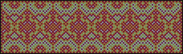Multicolore Truchet Carrelage Connexions Illustration — Image vectorielle