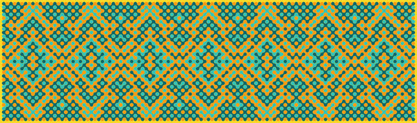 Multicolor truchet tiling connections illustration