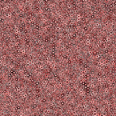  Altıgen Labirent deseni soyut illüstrasyon