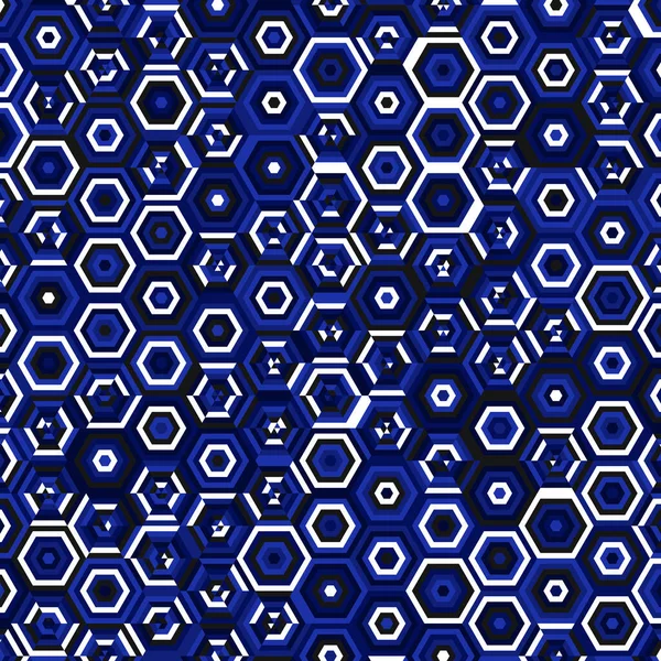 Modelul Labirint Hexagonal Ilustrație Abstractă — Vector de stoc