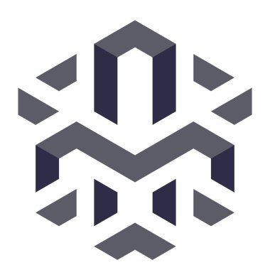  Altıgen Üçgen Paketli 3 boyutlu illüzyon soyut illüstrasyon