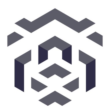  Altıgen Üçgen Paketli 3 boyutlu illüzyon soyut illüstrasyon