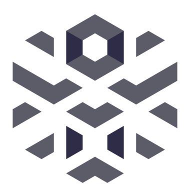  Altıgen Üçgen Paketli 3 boyutlu illüzyon soyut illüstrasyon