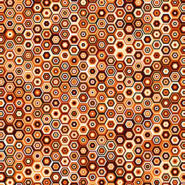  Altıgen Labirent deseni soyut illüstrasyon