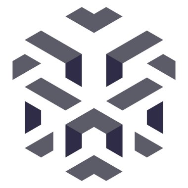  Altıgen Üçgen Paketli 3 boyutlu illüzyon soyut illüstrasyon