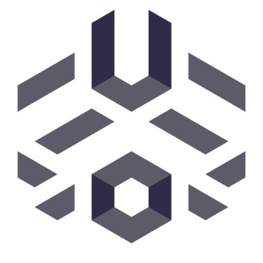  Altıgen Üçgen Paketli 3 boyutlu illüzyon soyut illüstrasyon