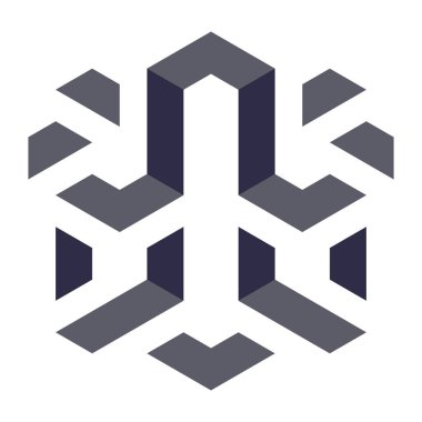  Altıgen Üçgen Paketli 3 boyutlu illüzyon soyut illüstrasyon