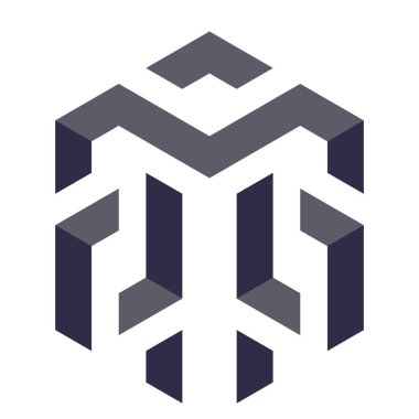  Altıgen Üçgen Paketli 3 boyutlu illüzyon soyut illüstrasyon