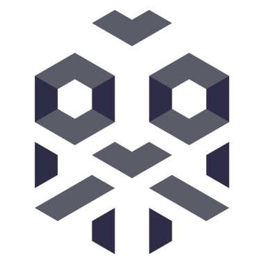  Altıgen Üçgen Paketli 3 boyutlu illüzyon soyut illüstrasyon