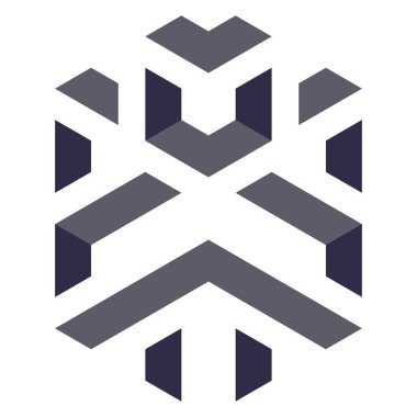  Altıgen Üçgen Paketli 3 boyutlu illüzyon soyut illüstrasyon