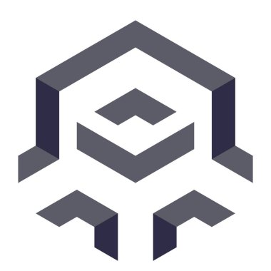  Altıgen Üçgen Paketli 3 boyutlu illüzyon soyut illüstrasyon