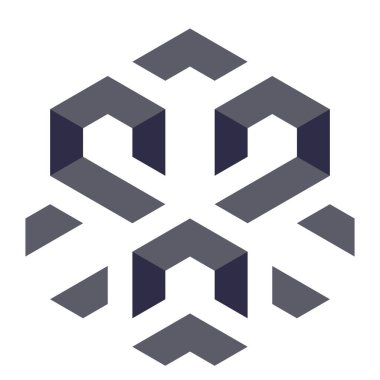  Altıgen Üçgen Paketli 3 boyutlu illüzyon soyut illüstrasyon