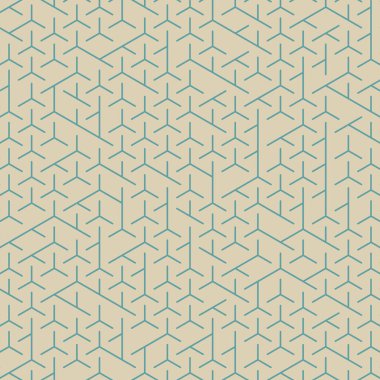  Altıgen Labirent deseni soyut illüstrasyon