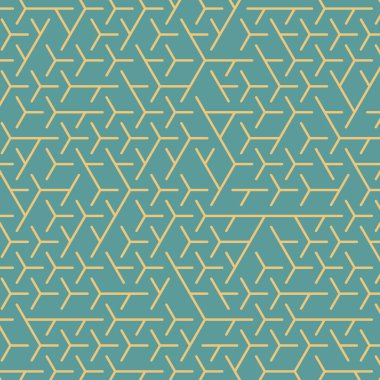  Altıgen Labirent deseni soyut illüstrasyon