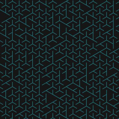  Altıgen Labirent deseni soyut illüstrasyon