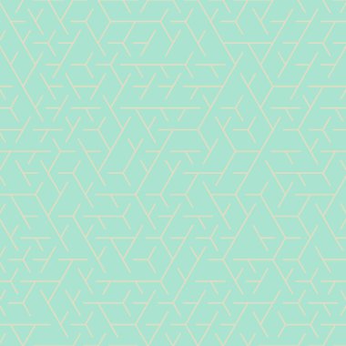  Altıgen Labirent deseni soyut illüstrasyon