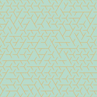  Altıgen Labirent deseni soyut illüstrasyon