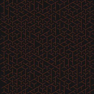  Altıgen Labirent deseni soyut illüstrasyon