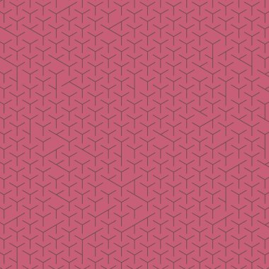  Altıgen Labirent deseni soyut illüstrasyon