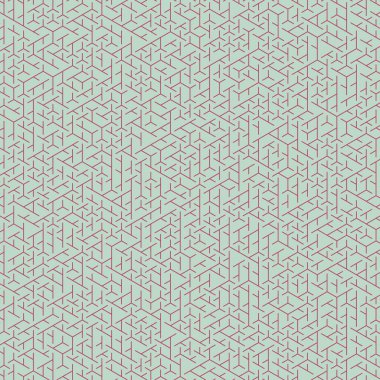  Altıgen Labirent deseni soyut illüstrasyon