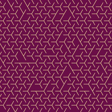  Altıgen Labirent deseni soyut illüstrasyon