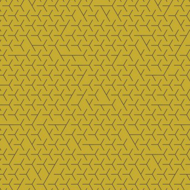  Altıgen Labirent deseni soyut illüstrasyon