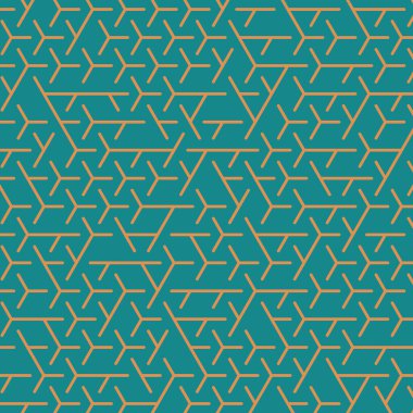  Altıgen Labirent deseni soyut illüstrasyon