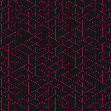  Altıgen Labirent deseni soyut illüstrasyon