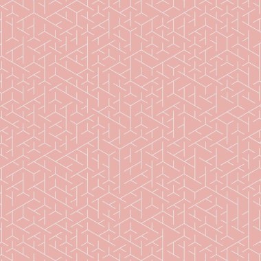  Altıgen Labirent deseni soyut illüstrasyon