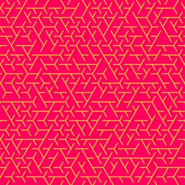  Altıgen Labirent deseni soyut illüstrasyon