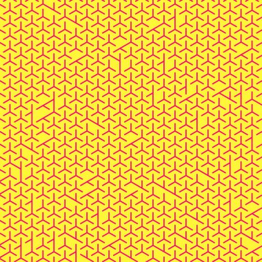  Altıgen Labirent deseni soyut illüstrasyon